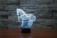 Galloping Horse 3D Illusion Lamp