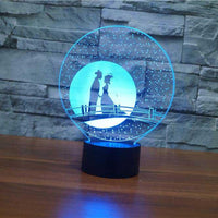 Couple Romance 3D Illusion Lamp