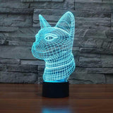 Cat 3D Illusion Lamp