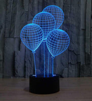 Balloons 3D Illusion Lamp