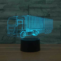 Commercial Truck 3D Illusion Lamp