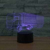 Commercial Truck 3D Illusion Lamp