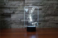 Basketball Player 3D Illusion Lamp