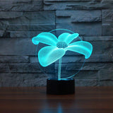 Flower 3D Illusion Lamp