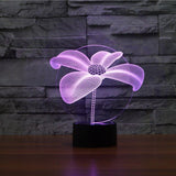 Flower 3D Illusion Lamp