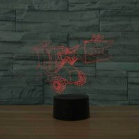 Excavator 3D Illusion Lamp