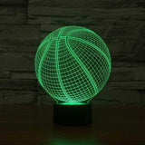 Basketball 3D Illusion Lamp