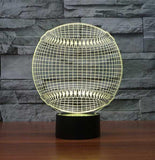 Baseball (Softball) 3D Illusion Lamp