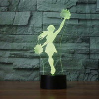 Cheerleader 3D Illusion Lamp