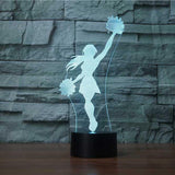 Cheerleader 3D Illusion Lamp