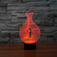 Bamboo 3D Illusion Lamp