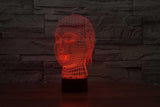 Gautama Buddha 3D Illusion Lamp