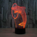 Dolphin 3D Illusion Lamp