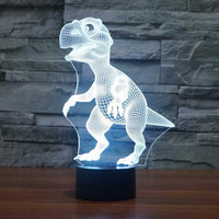 Dinosaur 3D Illusion Lamp