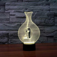 Bamboo 3D Illusion Lamp