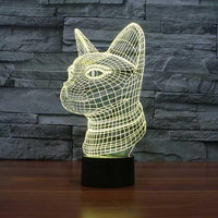 Cat 3D Illusion Lamp