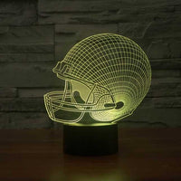 Football Helmet 3D Illusion Lamp